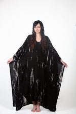 Load image into Gallery viewer, Black Kaftan Dress for women
