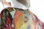 Load image into Gallery viewer, Animal Print Kaftan Dress, Plus Size Kaftan, Exotic Dress, Bohemian Dress

