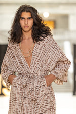 Load image into Gallery viewer, Hand dyed Kimono, sustainable, Natural clothing, Hand-dyed kimono

