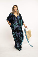 Load image into Gallery viewer, Plus Size Clothing, Tie Dye Kaftans For Women
