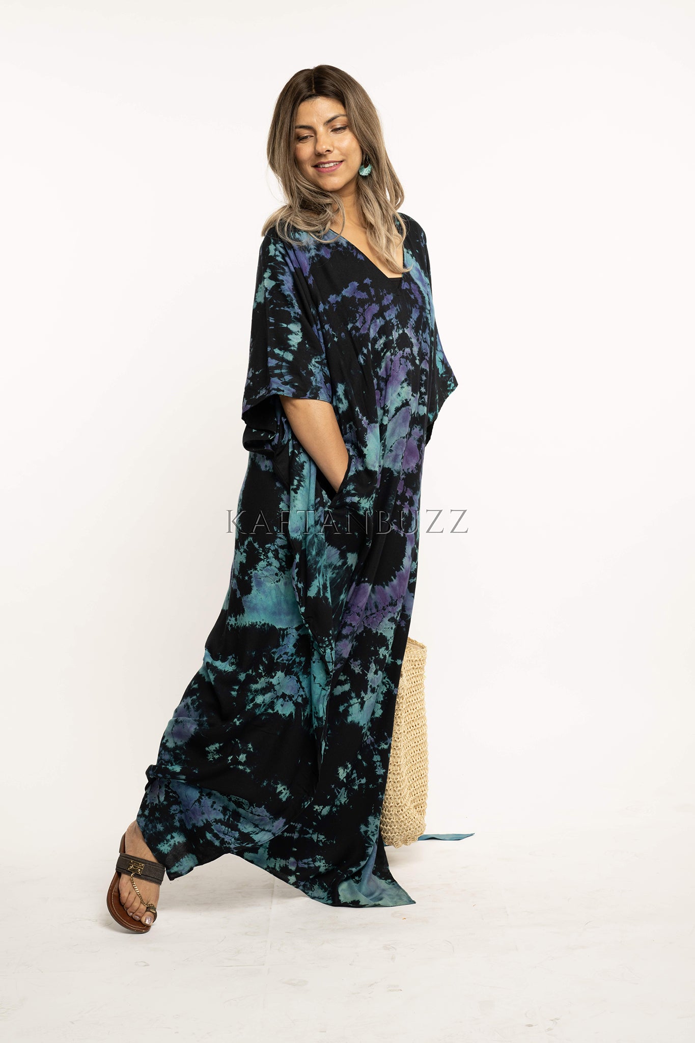 Plus Size Clothing, Tie Dye Kaftans For Women