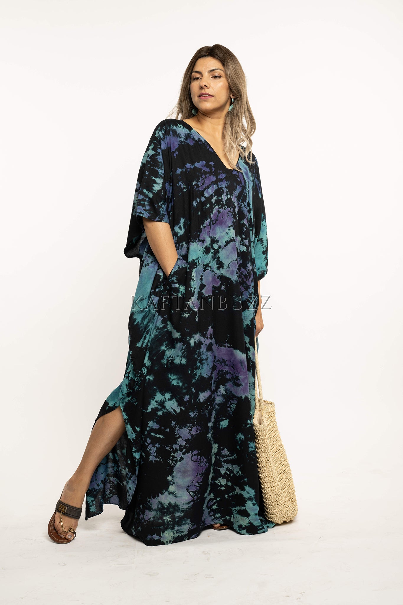 Plus Size Clothing, Tie Dye Kaftans For Women