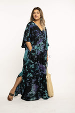 Load image into Gallery viewer, Plus Size Clothing, Tie Dye Kaftans For Women
