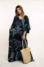Load image into Gallery viewer, Plus Size Clothing, Tie Dye Kaftans For Women

