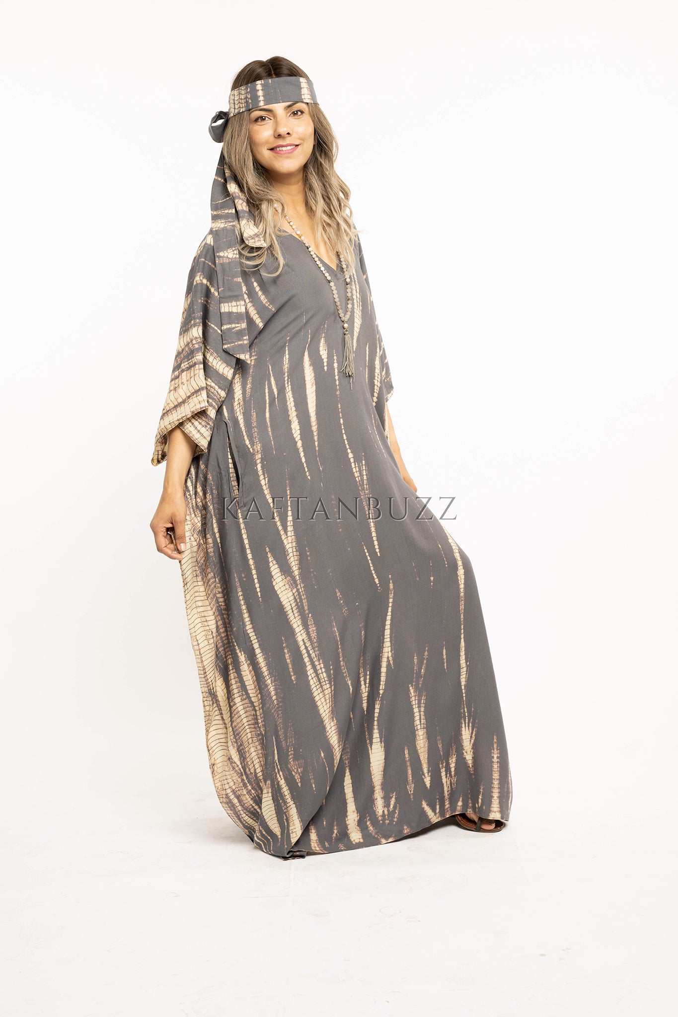 Kaftan maxi dress, long loose dress for women