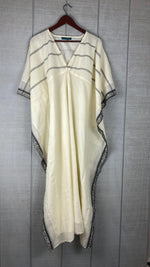 Load image into Gallery viewer, Handmade Indian Floral Cotton Kaftan | Plus Size Summer Maxi Dress
