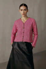 Load image into Gallery viewer, Boho Quilted Patchwork Jacket, Cotton kantha Jacket, Vintage Black Cotton Quilted Jacket, Reversible Women&#39;s Boho Coat, sustainable Gift (Copy) (Copy)
