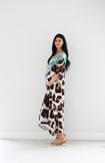 Load image into Gallery viewer, African Kaftan Dress, Print Caftan Dress, Crepe Kaftan, Comfy Dress, Plus Size Clothing, Abaya Dress, Women Loungewear, Morocco Kaftan, Gift
