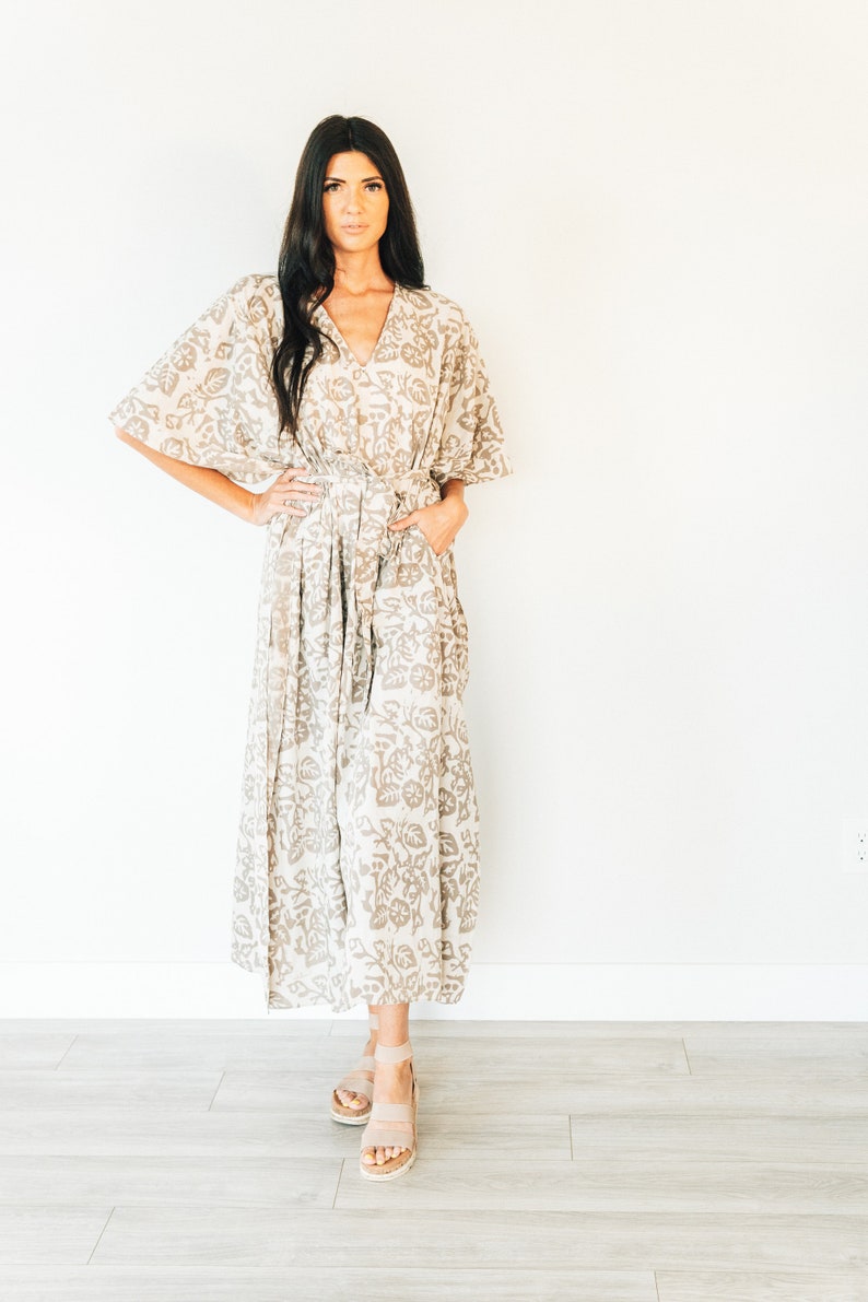 cotton Kaftan, Cotton Maxi Dress, Caftan For Women, Plus Size Clothing, Women Loungewear, Relaxed Clothing, Comfortable Long Dress,Loose