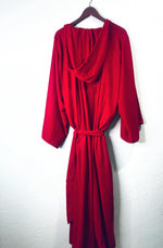 Load image into Gallery viewer, Men’s Velvet Kimono Robe with Hood | Luxurious Lounge &amp; Groomsmen Gift
