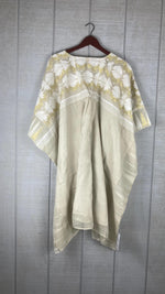 Load image into Gallery viewer, Cotton Caftan Short Dress | Plus Size Indian Floral Summer Kaftan
