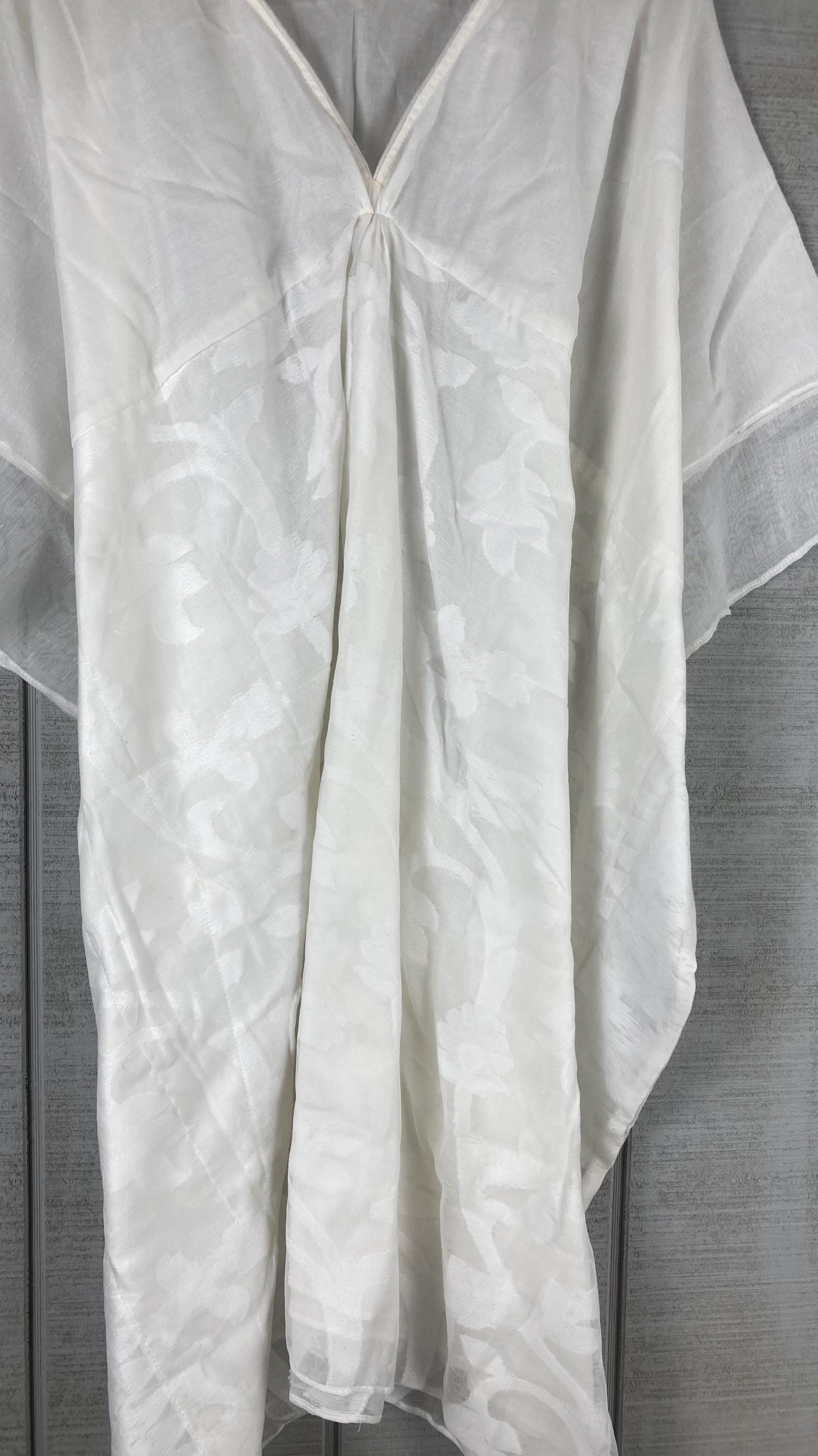 Cotton Caftan Dress | Plus Size Indian Floral Handmade Kaftan