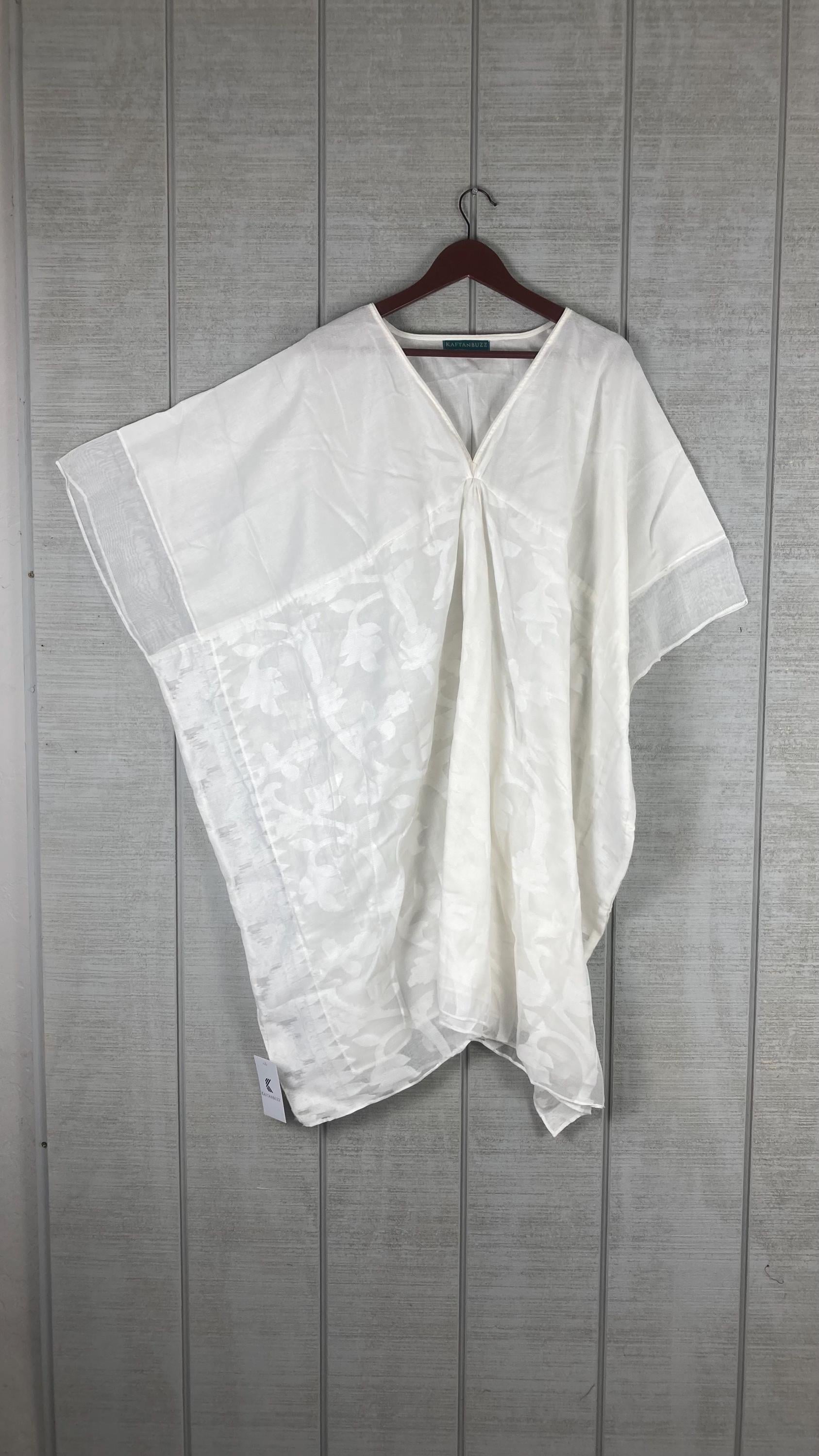 Cotton Caftan Dress | Plus Size Indian Floral Handmade Kaftan