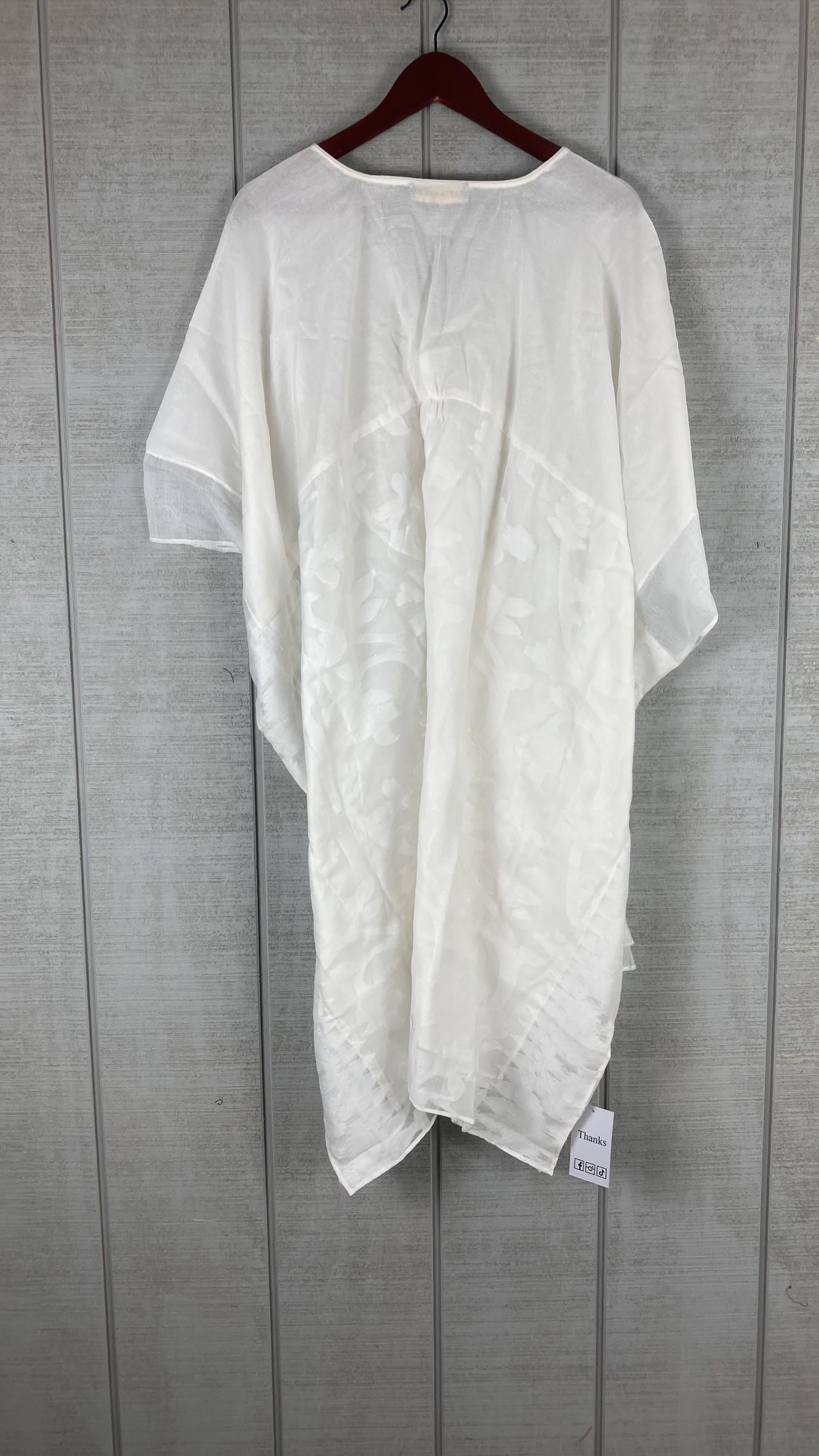 Cotton Caftan Dress | Plus Size Indian Floral Handmade Kaftan