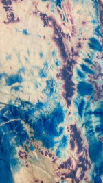 Load image into Gallery viewer, Ocean Wave Tie Dye Kaftan Dress for Women | Boho Plus Size Cotton Mumu
