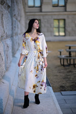 Load image into Gallery viewer, Long Loose Plus Size Kaftan Dress for Women | Oversized Luxury Vacation Outfit
