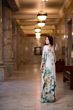 Load image into Gallery viewer, Tie Dye Plus Size Kaftan Dress | Oversized Luxury Vacation &amp; Fall Style Outfit
