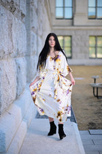 Load image into Gallery viewer, Long Loose Plus Size Kaftan Dress for Women | Oversized Luxury Vacation Outfit
