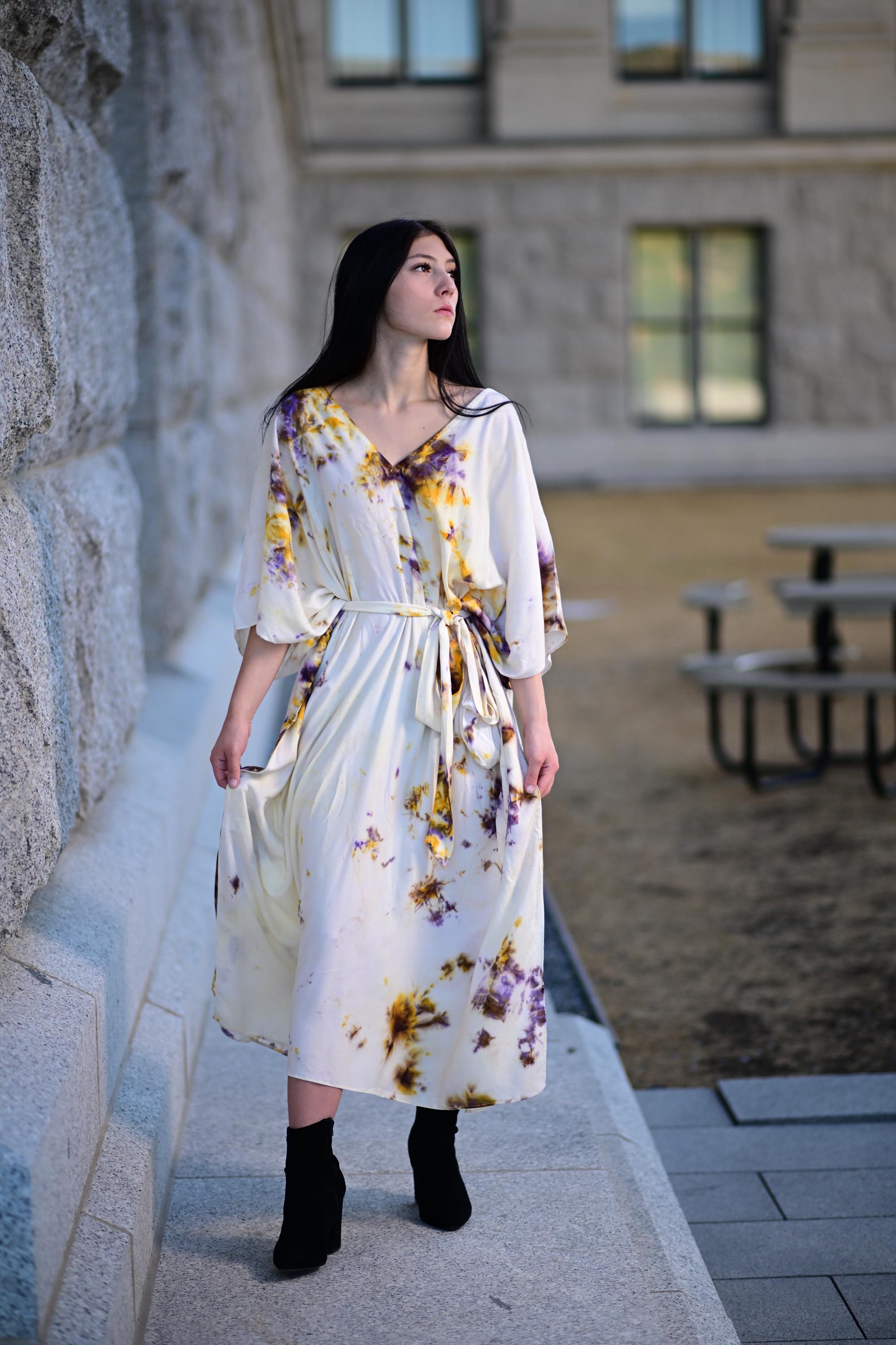 Long Loose Plus Size Kaftan Dress for Women | Oversized Luxury Vacation Outfit