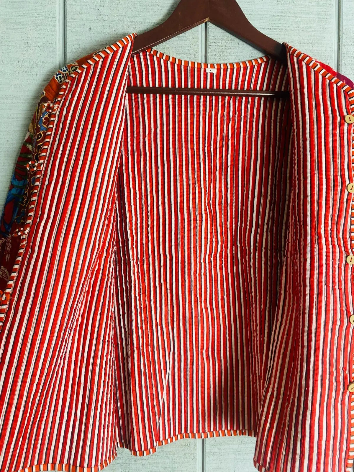 Boho Quilted Patchwork Jacket, Cotton kantha Jacket, Vintage Black Cotton Quilted Jacket, Reversible Women's Boho Coat, sustainable Gift (Copy)