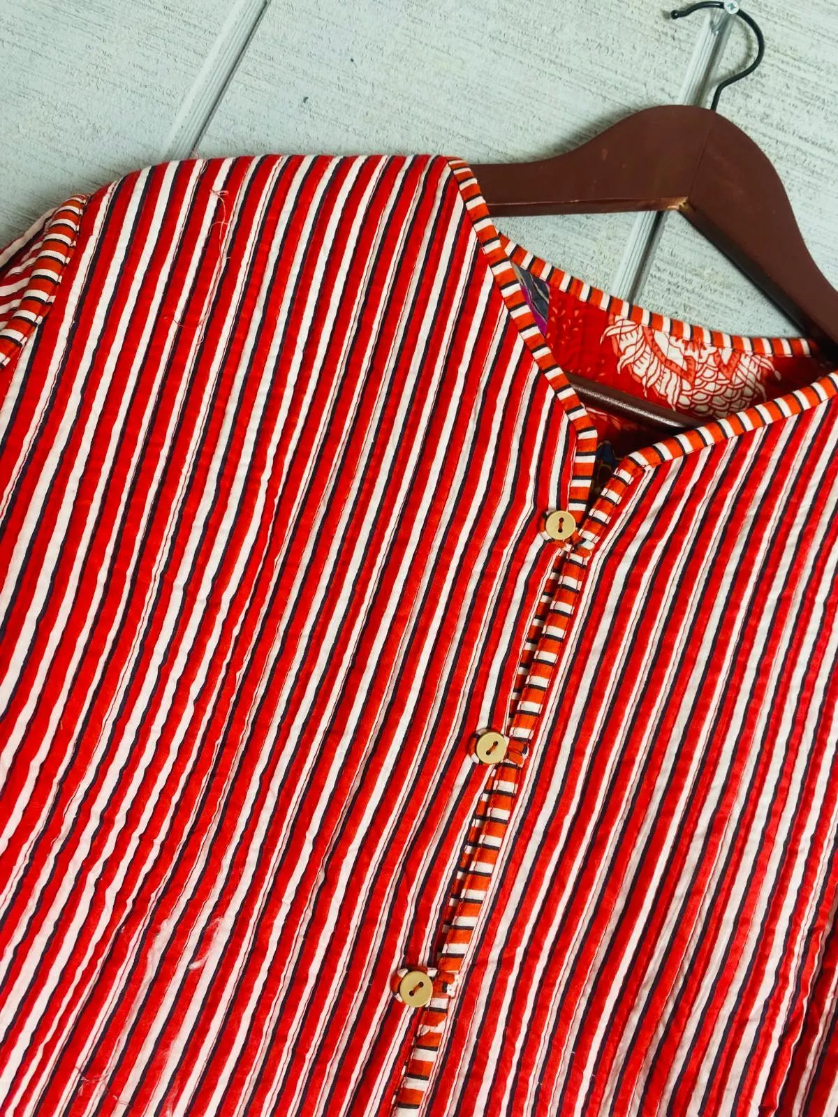 Boho Quilted Patchwork Jacket, Cotton kantha Jacket, Vintage Black Cotton Quilted Jacket, Reversible Women's Boho Coat, sustainable Gift (Copy)