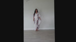 Load and play video in Gallery viewer, Plus Size Abaya Dress, Floral Kaftan Dress, Moroccan Caftan, African Kaftan Dress
