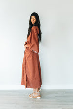 Load image into Gallery viewer, Striped Cotton Robe, Women Kimono Robe, Duster Cardigan, Robe With Pockets, brown Robe, Plus Size Clothing, Duster Robe, Long Kaftan Robe
