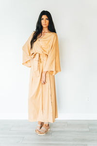 Long kimono robe for women