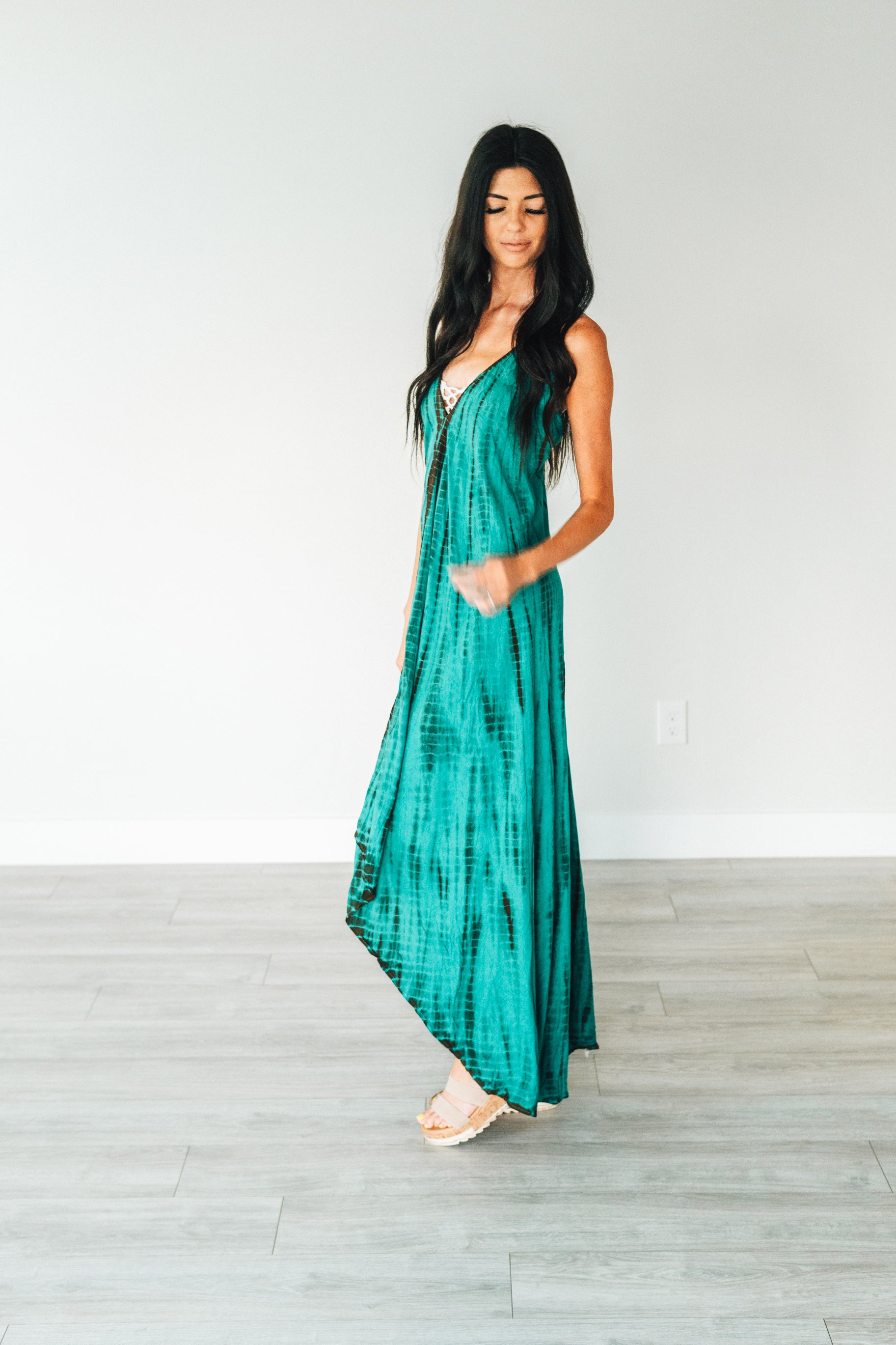 Green vacation Dress