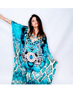 Load image into Gallery viewer, House lounge kaftan dress for women

