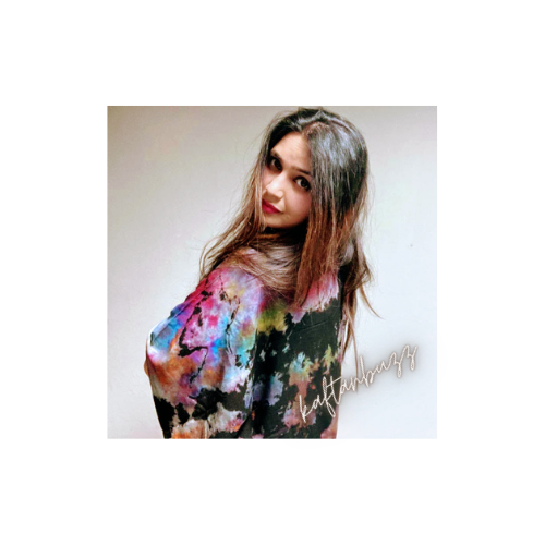 Rainbow kaftan dress for women