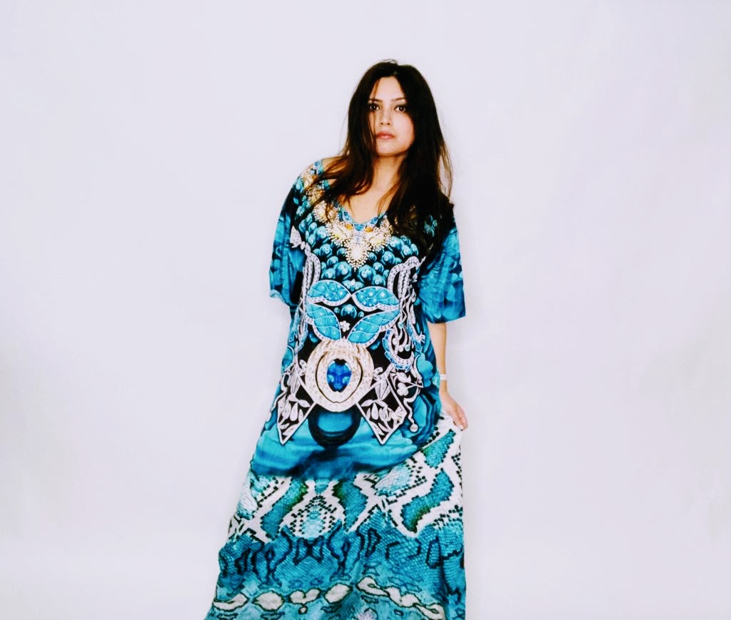 House lounge kaftan dress for women