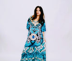 Load image into Gallery viewer, House lounge kaftan dress for women
