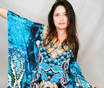 Load image into Gallery viewer, House lounge kaftan dress for women
