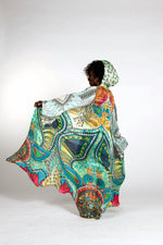 Load image into Gallery viewer, silk designer kimono with front tie detail
