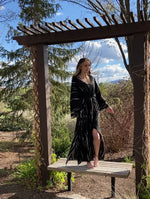 Load image into Gallery viewer, Tie dyed long kimono for women
