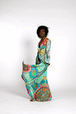 Load image into Gallery viewer, silk designer kimono with front tie detail
