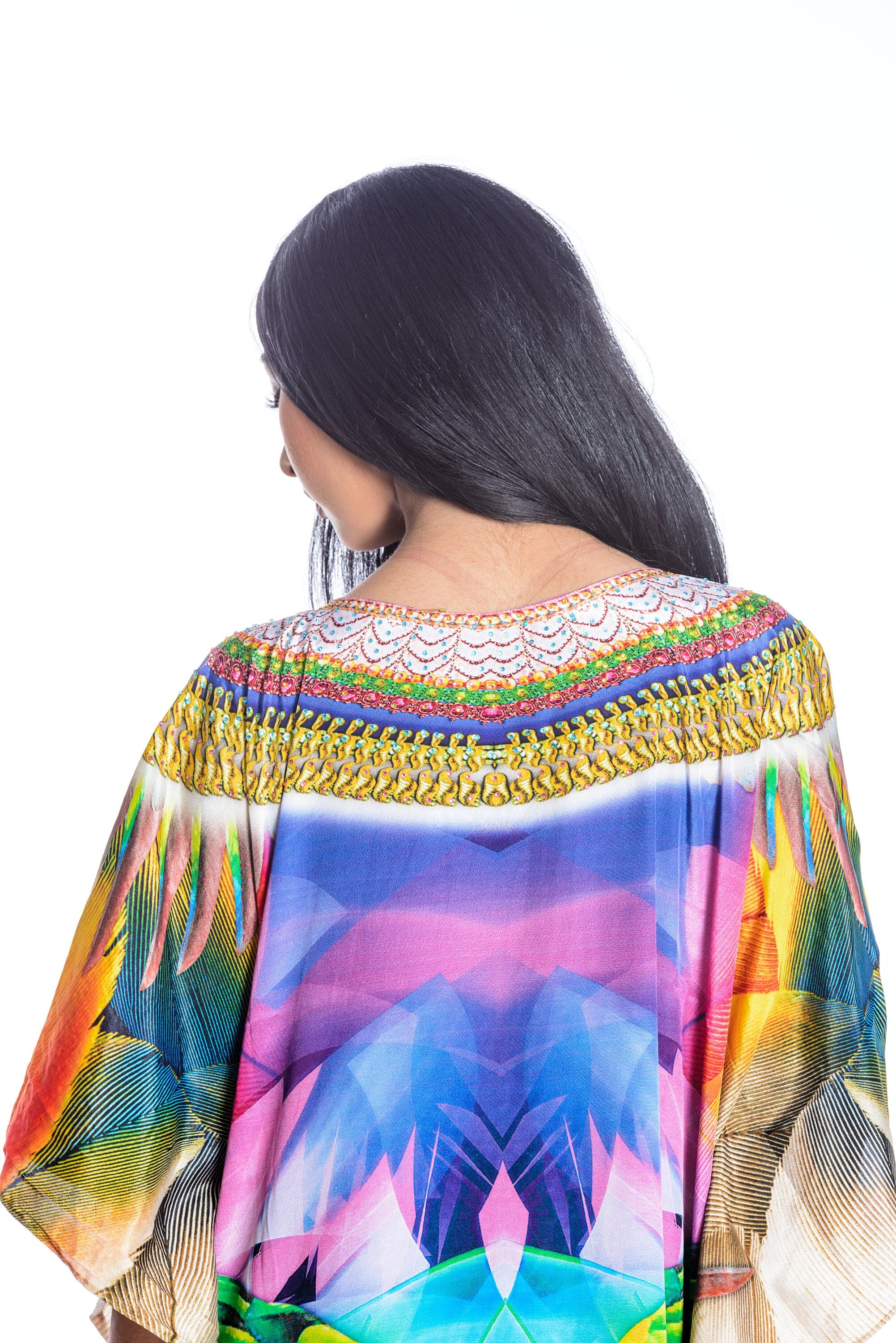 Maxi Kaftan Dress, Plus Size Kaftan Dress, Kaftan For Women, Mexican Kaftan Dress