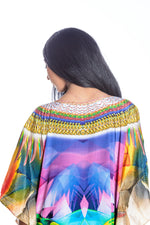 Load image into Gallery viewer, Maxi Kaftan Dress, Plus Size Kaftan Dress, Kaftan For Women, Mexican Kaftan Dress
