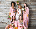 Load image into Gallery viewer, Pink Embroidered Kaftan, Kaftan Maxi Dress, Women Pink Kaftan, Plus Size Kaftan For Women
