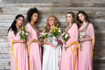 Load image into Gallery viewer, Pink Embroidered Kaftan, Kaftan Maxi Dress, Women Pink Kaftan, Plus Size Kaftan For Women
