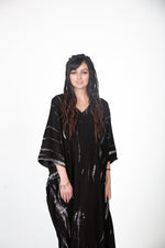 Load image into Gallery viewer, Black Kaftan Dress for women
