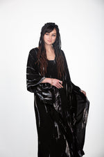 Load image into Gallery viewer, Black Kaftan Dress for women
