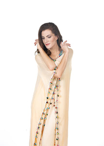 Gypsy Dress, Embroidered Dress, Mexican Kaftan Dress, Caftan For Women