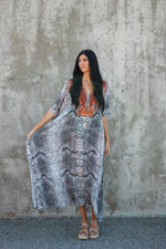 Load image into Gallery viewer, Snakeskin Print Dress for women
