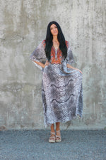 Load image into Gallery viewer, Snakeskin Print Dress for women
