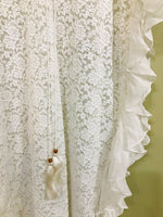 Load image into Gallery viewer, White Lace Up Kaftan Dress, Beach Wedding Dress, Bridal Lingerie, Boho Wedding Dress
