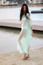 Load image into Gallery viewer, Women Maxi Dress, Moroccan Kaftan, Kaftan For Women, Embroidered Dress
