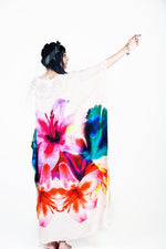 Load image into Gallery viewer, Floral Maxi Dress, Women Resort Kaftan, Plus Size Kaftan Dress, Bohemain Kaftan Dress
