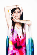 Load image into Gallery viewer, Floral Maxi Dress, Women Resort Kaftan, Plus Size Kaftan Dress, Bohemain Kaftan Dress
